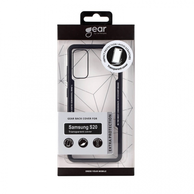 Gear Mobilskal Härdat Glas - Samsung S20 Gear Mobilskal Härdat Glas - Samsung S20