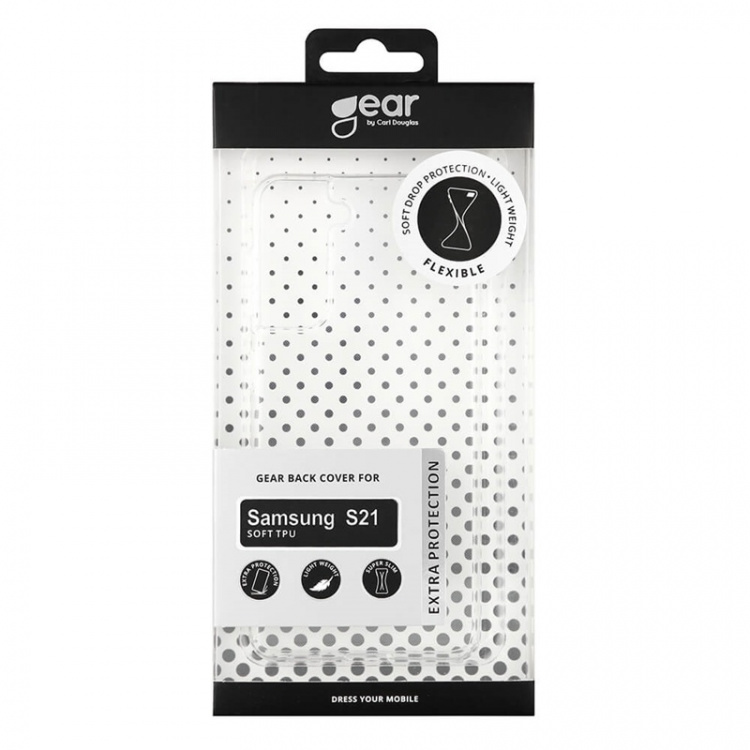 Gear Mobilskal TPU Transparent - Samsung S21