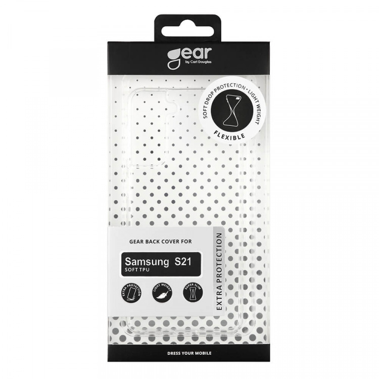 Gear Mobilskal TPU Transparent - Samsung S21