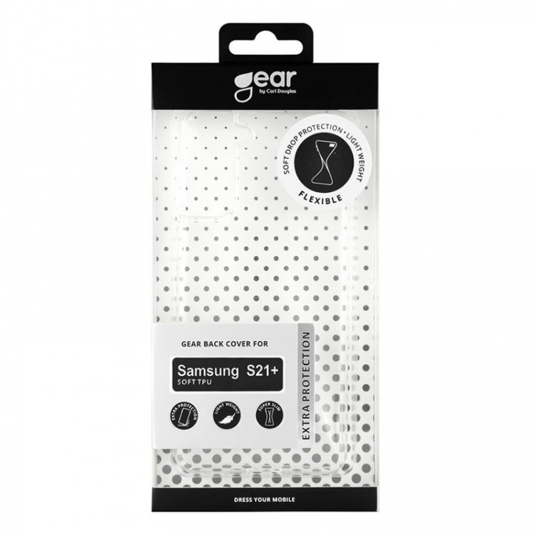 Gear Mobilskal TPU Transparent - Samsung S21+