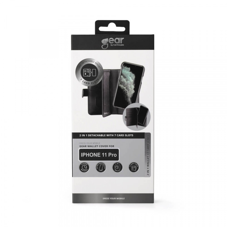 Gear Mobilfodral 2-i-1 7 Kortfack Svart - iPhone 11 Pro Gear Mobilfodral 2-i-1 7 Kortfack Svart - iPhone 11 Pro