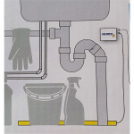 NUMA Larm för Vattenläckage Kit med 2st sensorer