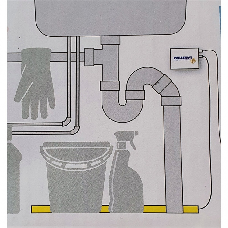 NUMA Larm för Vattenläckage Kit med 2st sensorer