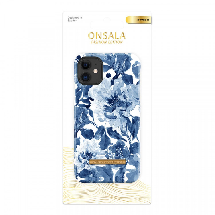 Onsala Mobilskal Soft Indigo Peony - iPhone 11 Onsala Mobilskal Soft Indigo Peony - iPhone 11