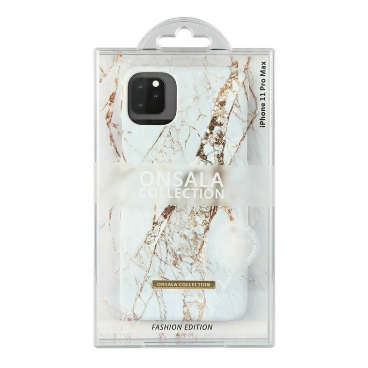 Onsala Mobilskal Soft White Rhino Marble - iPhone 11 Pro Max