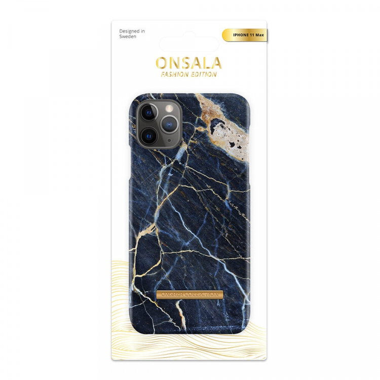 Onsala Mobilskal Soft Black Galaxy Marble - iPhone 11 Pro Max