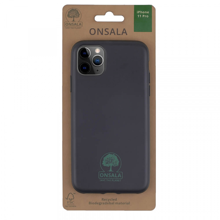 Onsala Mobilskal Eco Svart - iPhone 11 Pro Onsala Mobilskal Eco Svart - iPhone 11 Pro