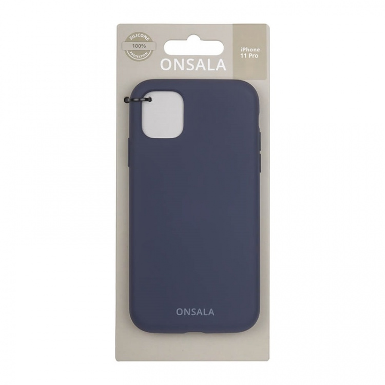 Onsala Mobilskal Silikon Cobalt Blue - iPhone 11 Pro