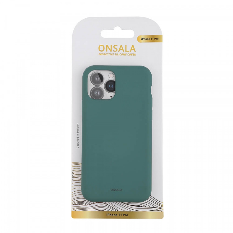 Onsala Mobilskal Silikon Pine Green - iPhone 11 Pro Onsala Mobilskal Silikon Pine Green - iPhone 11 Pro