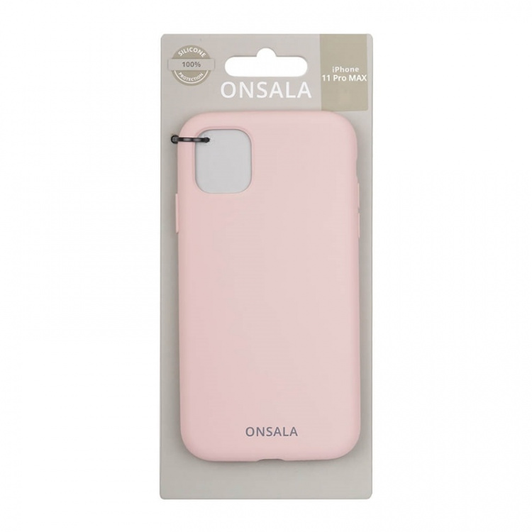 Onsala Mobilskal Silikon Sand Pink - iPhone 11 Pro Max Onsala Mobilskal Silikon Sand Pink - iPhone 11 Pro Max