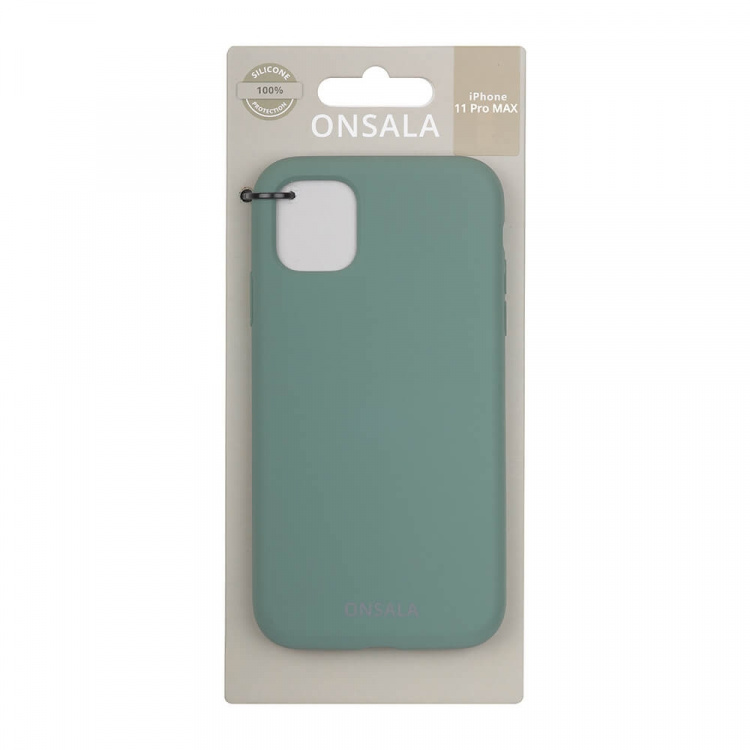 Onsala Mobilskal Silikon Pine Green - iPhone 11 Pro Max
