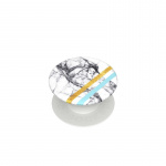 PopSockets White Marble Glam Avtagbara MINI Grip 3pack