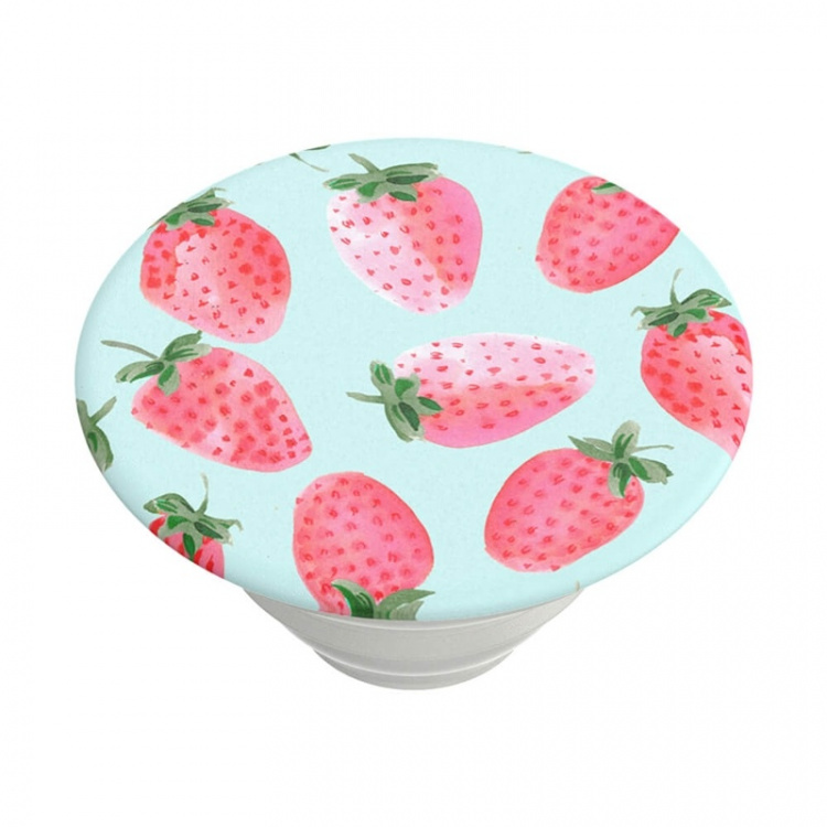 PopSockets Strawberry Rain Avtagbart Grip med Ställfunktion