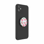 PopSockets Strawberry Rain Avtagbart Grip med Ställfunktion