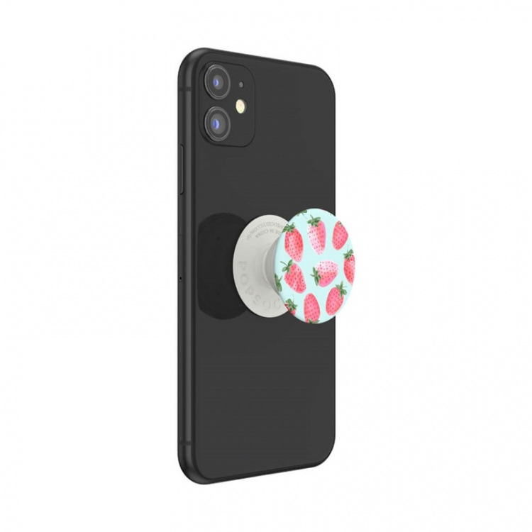 PopSockets Strawberry Rain Avtagbart Grip med Ställfunktion