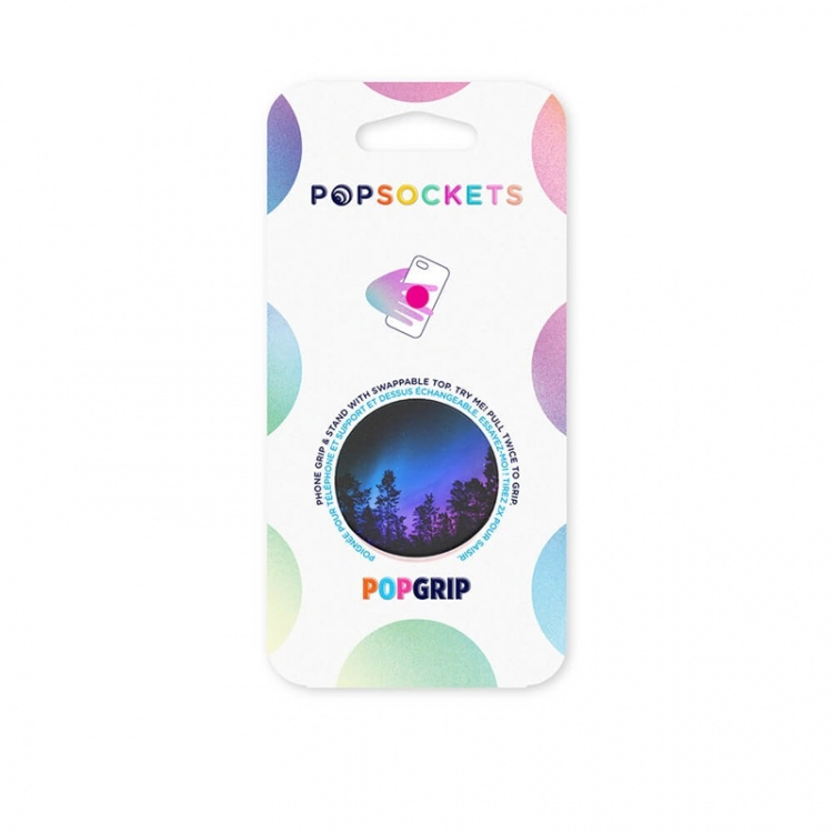 PopSockets Aurora Woods Avtagbart Grip med Ställfunktion PopSockets Aurora Woods Avtagbart Grip med Ställfunktion