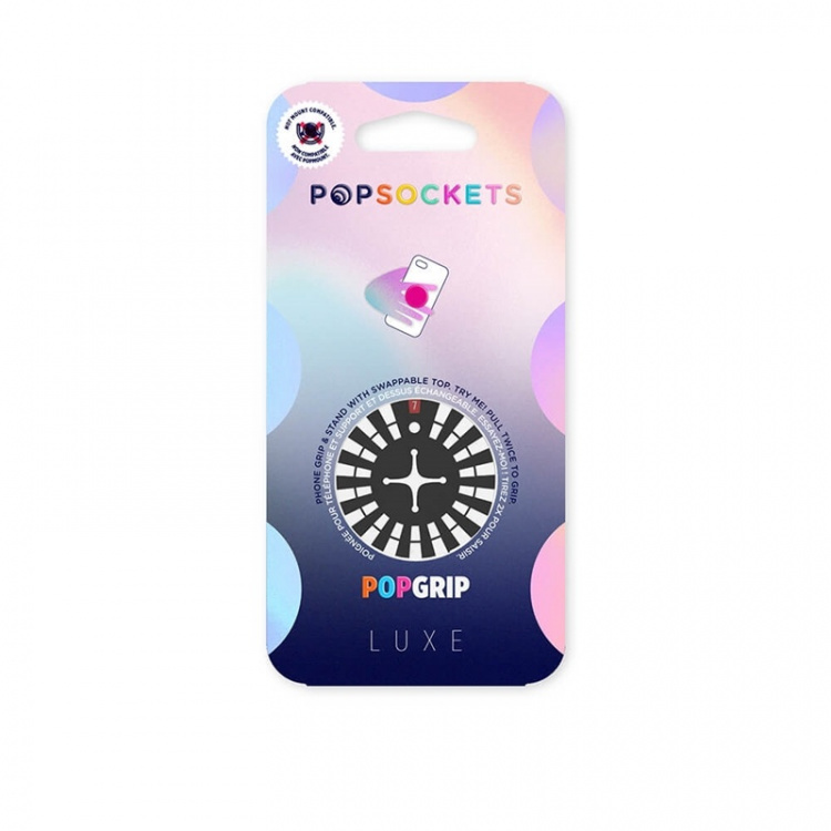 Popsockets Backspin Roulette Avtagbart Grip Med Ställfunktion Luxe