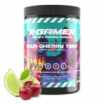 X-GAMER X-Tubz Sour Cherry Twist 600g X-GAMER X-Tubz Sour Cherry Twist 600g