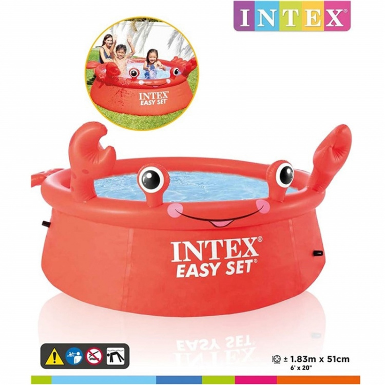 INTEX Easy Set pool Krabba 183x51cm (880L) INTEX Easy Set pool Krabba 183x51cm (880L)