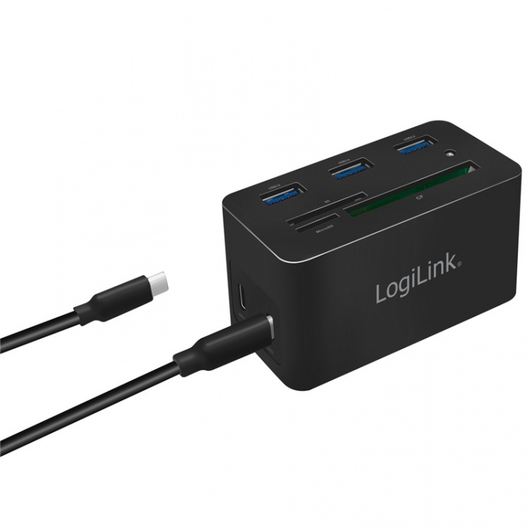 LogiLink PC-/Mac-dockningsstation HDMI, USB, USB-C 60W PD LogiLink PC-/Mac-dockningsstation HDMI, USB, USB-C 60W PD