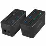 LogiLink PC-/Mac-dockningsstation HDMI, USB, USB-C 60W PD LogiLink PC-/Mac-dockningsstation HDMI, USB, USB-C 60W PD