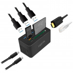 LogiLink PC-/Mac-dockningsstation HDMI, USB, USB-C 60W PD LogiLink PC-/Mac-dockningsstation HDMI, USB, USB-C 60W PD
