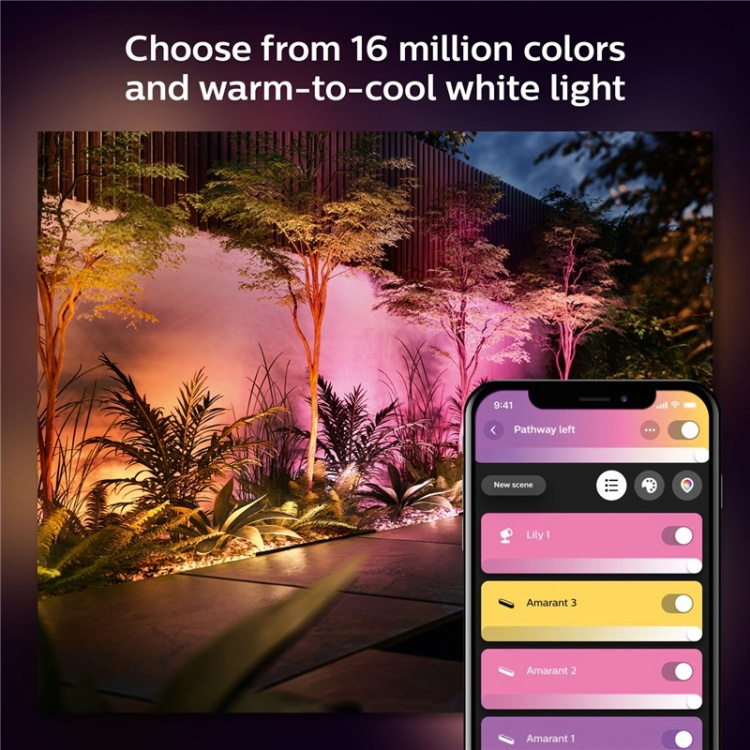 Philips Hue Amarant Garden floodlight Wh/Color 12V
