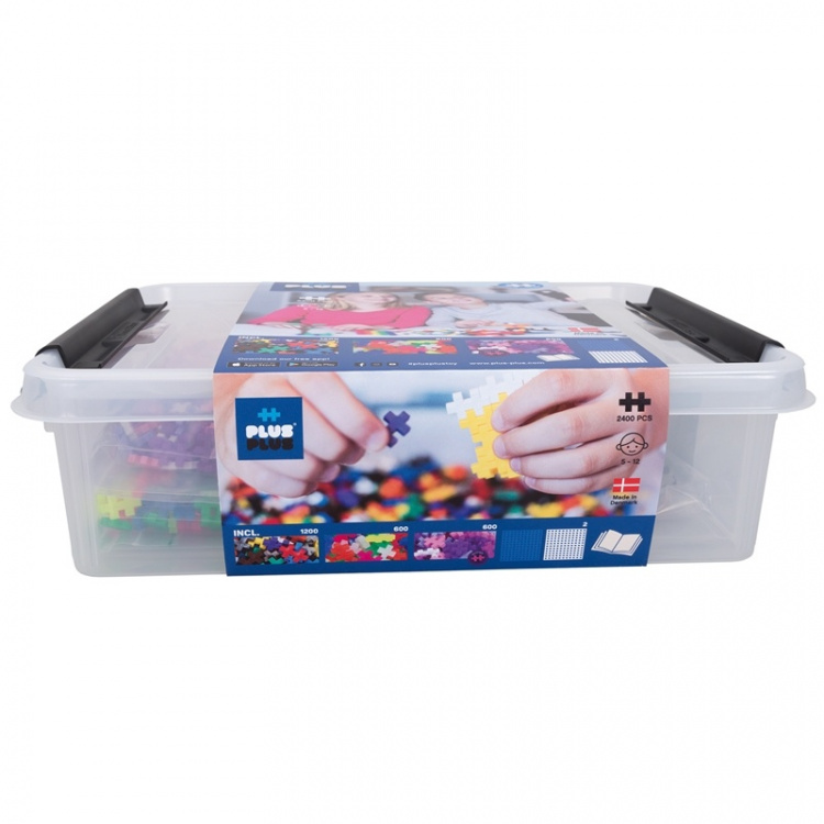 Plus-Plus Storage Box Mix / 2400 pcs