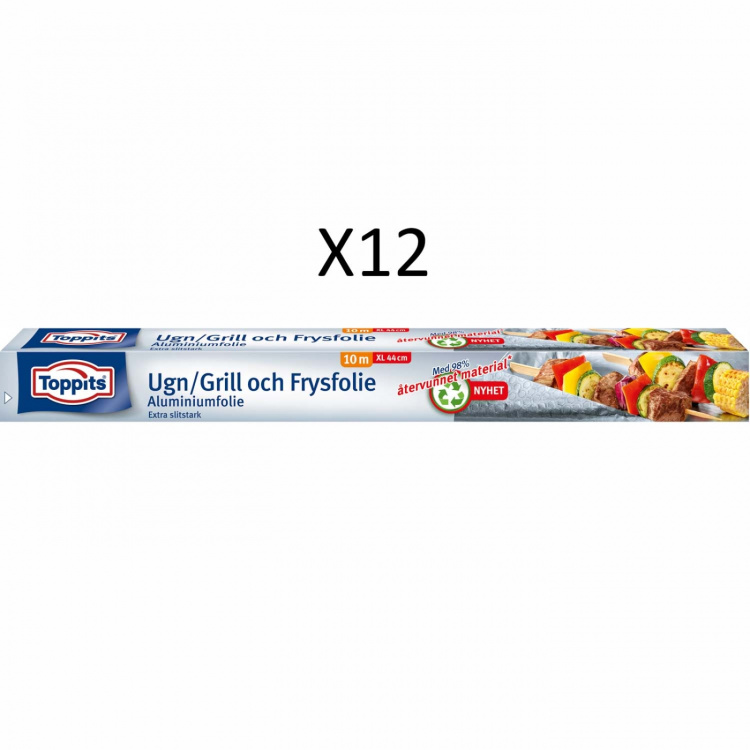Toppits Ugn, Grill&Frysfolie 44cmX10m (Obs 12st DFP)