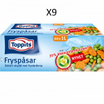 Toppits Fryspåsar 1L 60st (Obs 9st DFP)