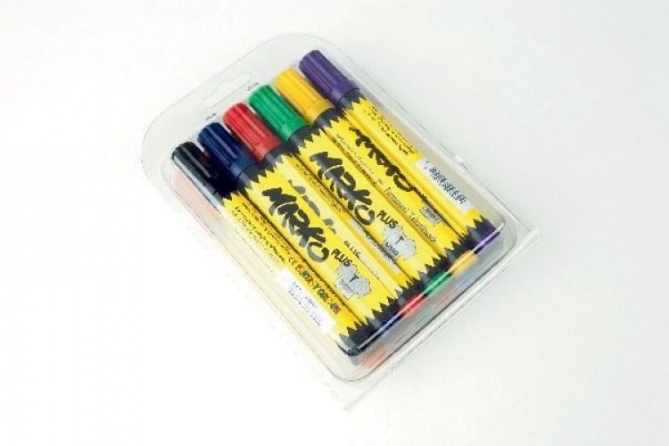 Tuschpennor till textil, 12 st