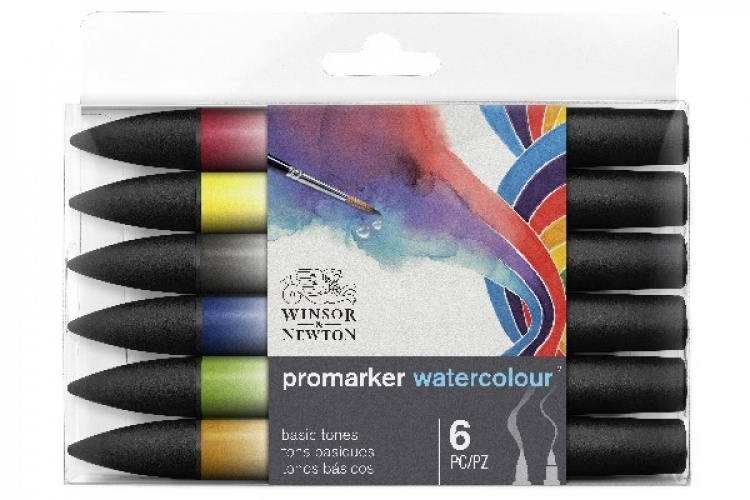 Winsor Watercolour Marker 6st