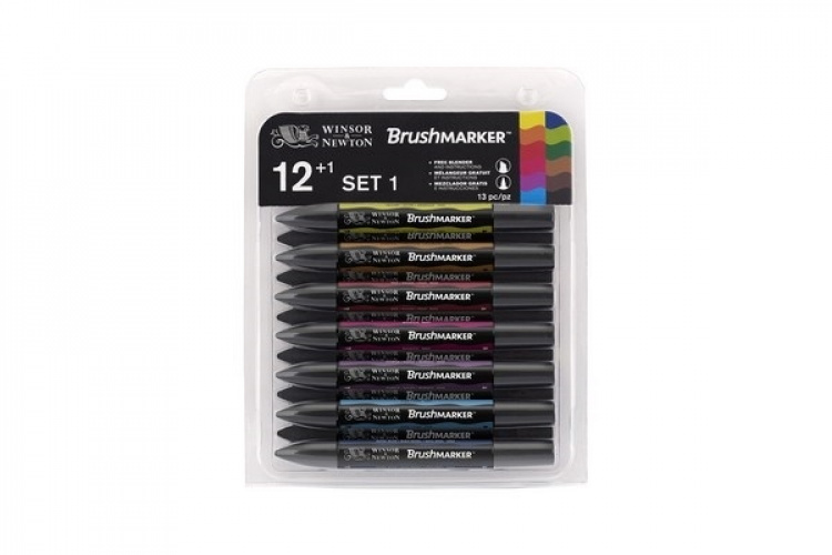 Winsor Brushmarker 12st, Vibrant