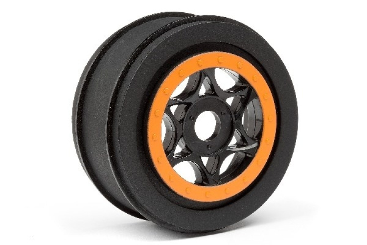 Ah-64 Wheel Black/Orange (42X83Mm/2Pcs)