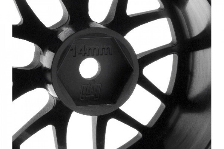 BBS Spoke Wheel 48X34mm Black (14mm Offset/2pcs)