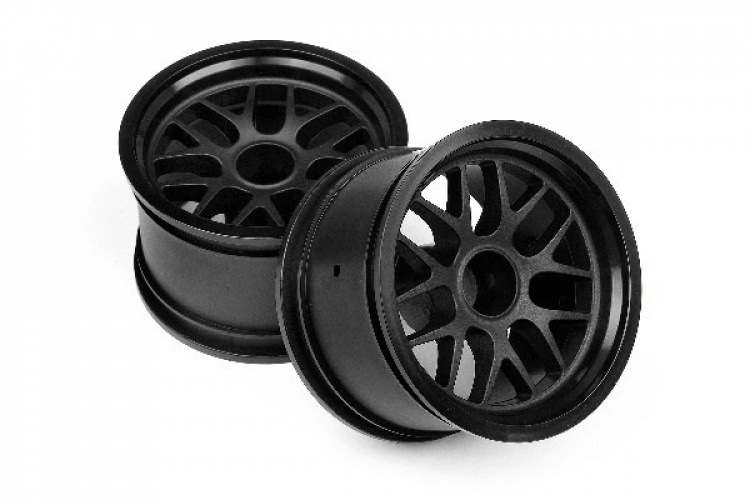 BBS Spoke Wheel 48X34mm Black (14mm Offset/2pcs)