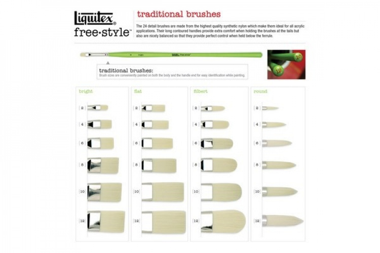 Free Style Round No 2 Syntetpensel