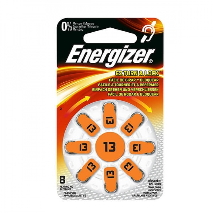 ENERGIZER Batteri Hörapparat Zinc Air 13 TL8 8-pack ENERGIZER Batteri Hörapparat Zinc Air 13 TL8 8-pack