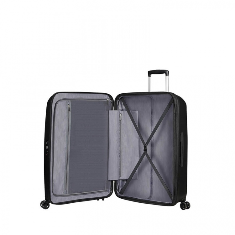 AMERICAN TOURISTER BON AIR DLX SPINNER 66/24 TSA EXP BLACK