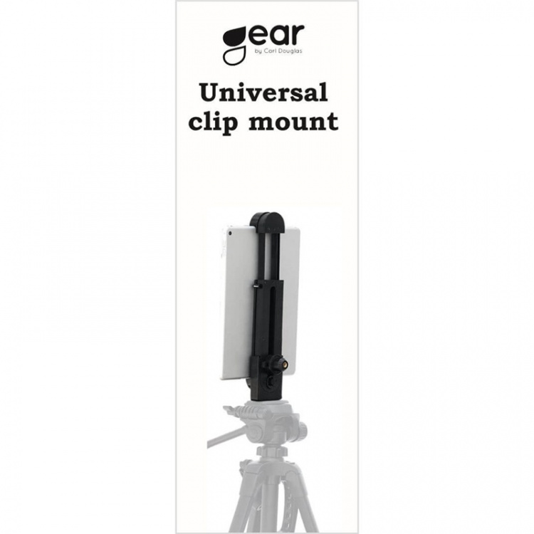 Gear Tablethållare Foto för Stativ Svart Med infästning för 1/4