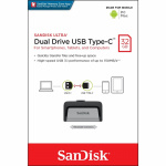 SANDISK USB-minne 3.1 Ultra Dual 32GB Typ C SANDISK USB-minne 3.1 Ultra Dual 32GB Typ C