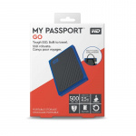 WD My Passport GO SSD 500GB Svart/Blå