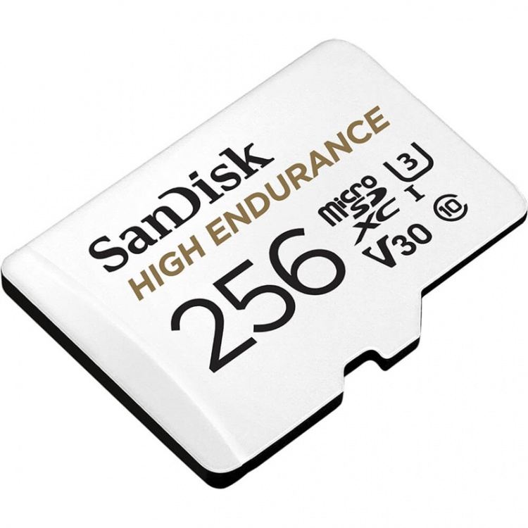 SANDISK Minneskort MicroSDXC 256GB High Endurance med adap SANDISK Minneskort MicroSDXC 256GB High Endurance med adap