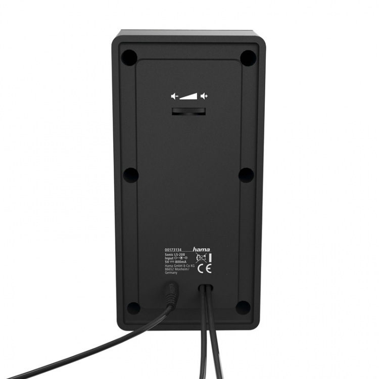 Hama PC Högtalare Sonic LS-208 2.0 Svart