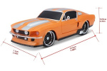 Ford Mustang GT R/C 1:24 27/40Mhz orange