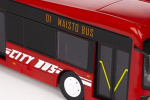 City Bus R/C 33cm 27Mhz red