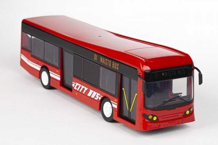 City Bus R/C 33cm 27Mhz red
