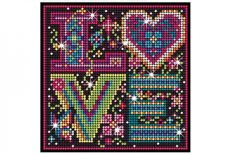 Diamond Art 20x20cm Love