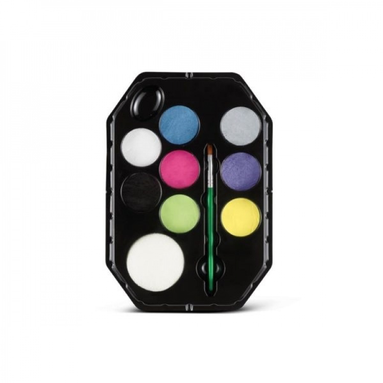 Snazaroo Ansiktsfärg 10 delar + Häfte Snazaroo Ansiktsfärg 10 delar + Häfte