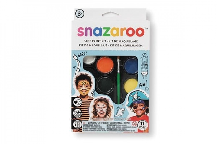 Snazaroo Ansiktfärg 10 delar + Guide Snazaroo Ansiktfärg 10 delar + Guide
